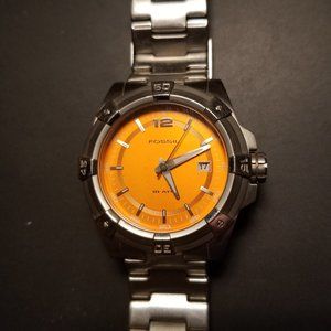 men's bold Fossil watch